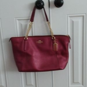 Coach Large Tote Bag, Chain handles